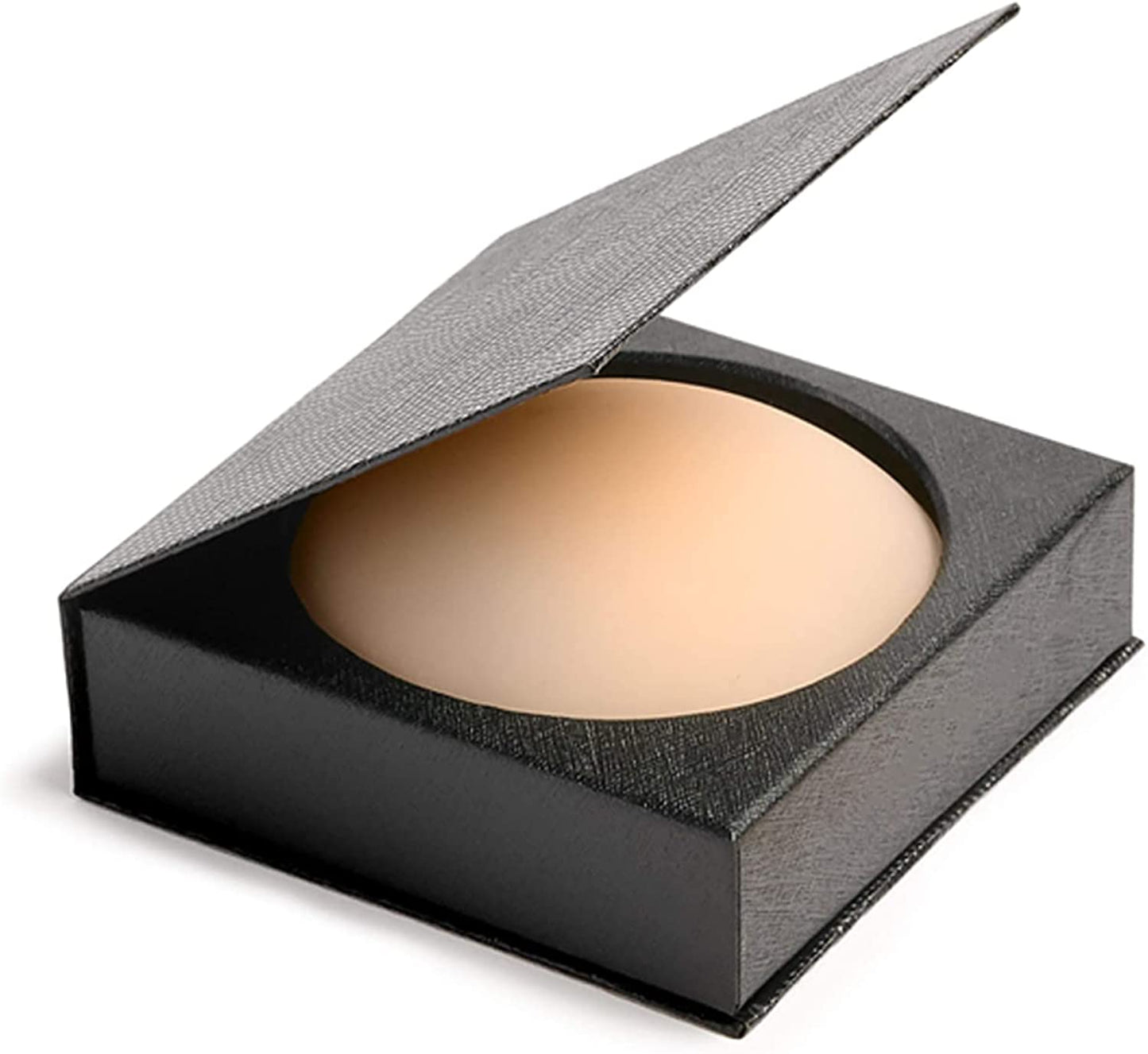 VOCH GALA Nipple Cover, 2 Pairs, Non Adhesive Nipple Pasties, Thin Edges, Natural Look, 3.3-inch for A-C, Sensitive Skin