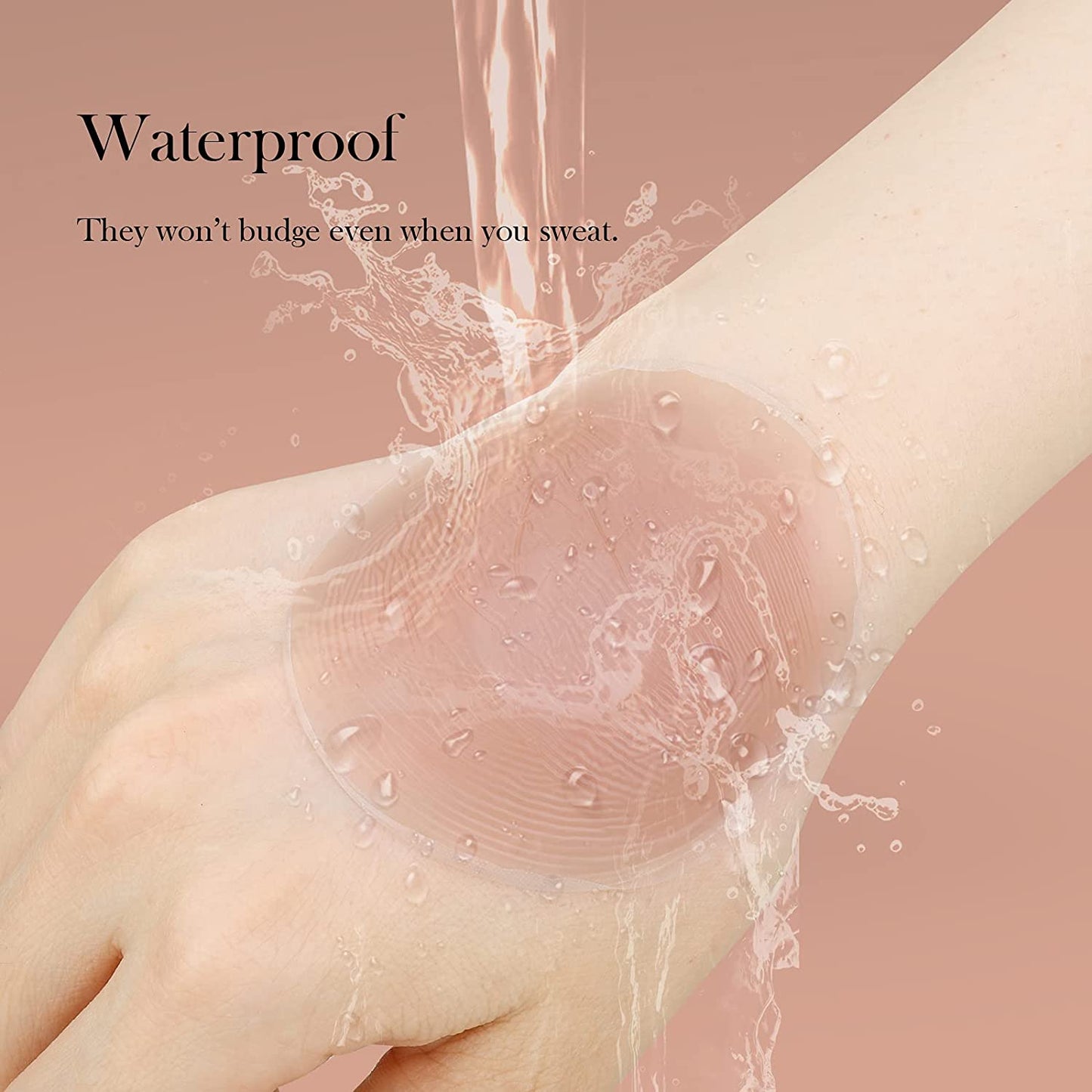 VOCH GALA Nipple Cover 4 Pairs, Silicone Breast Petals, Nipple Pasties for Women Reusable, Small Size for A-B, Storege Box